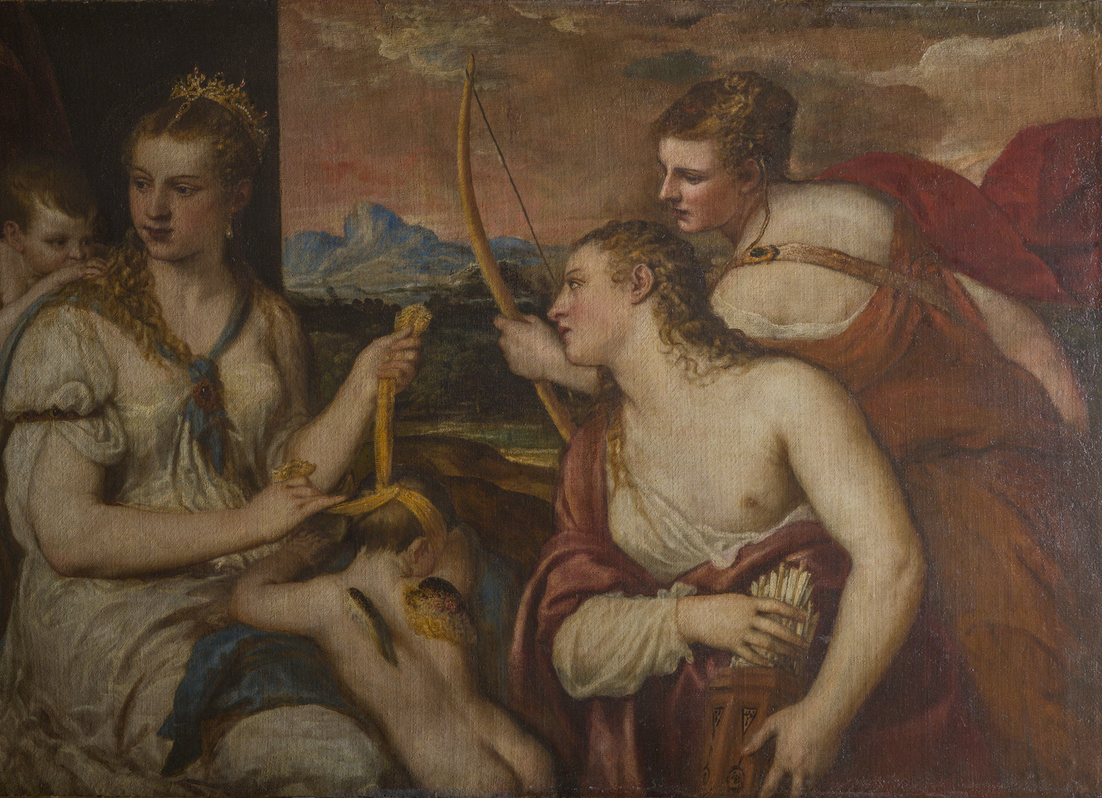 Titien, Vénus bandant les yeux de l'Amour © Galleria Borghese / ph. Mauro Coen