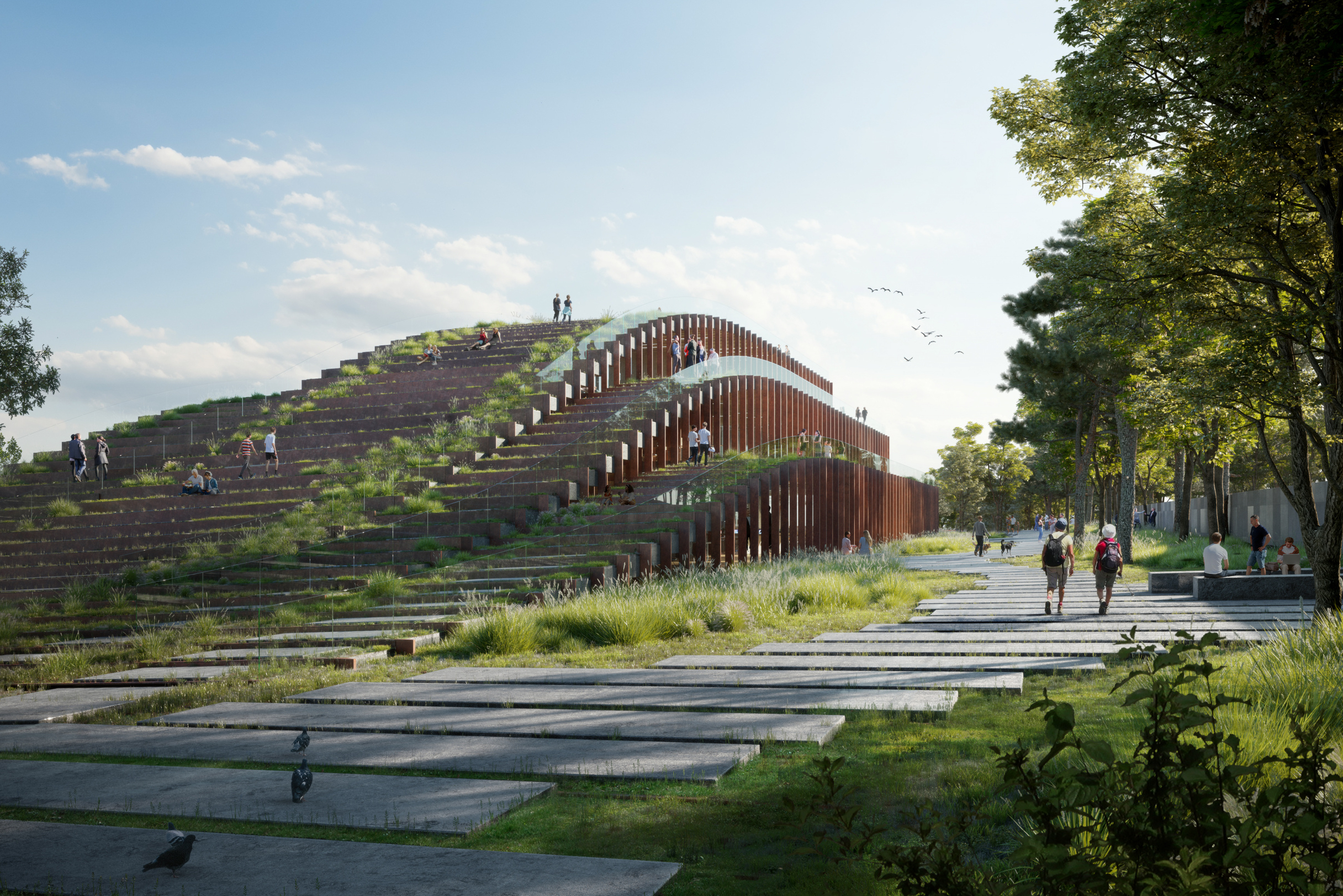OFFICE OF THE FUTURE: GASTRONOMY OPEN ECOSYSTEM 未来办公室 - 与城市自然景观相呼应