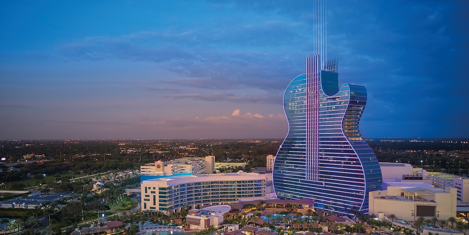 THE WORLD'S GREATEST ARCHITECTURE PROJECTS: THE GUITAR HOTEL AT SEMINOLE HARD ROCK 2020 最受矚目獲獎建築 - 全球首座吉他型建築