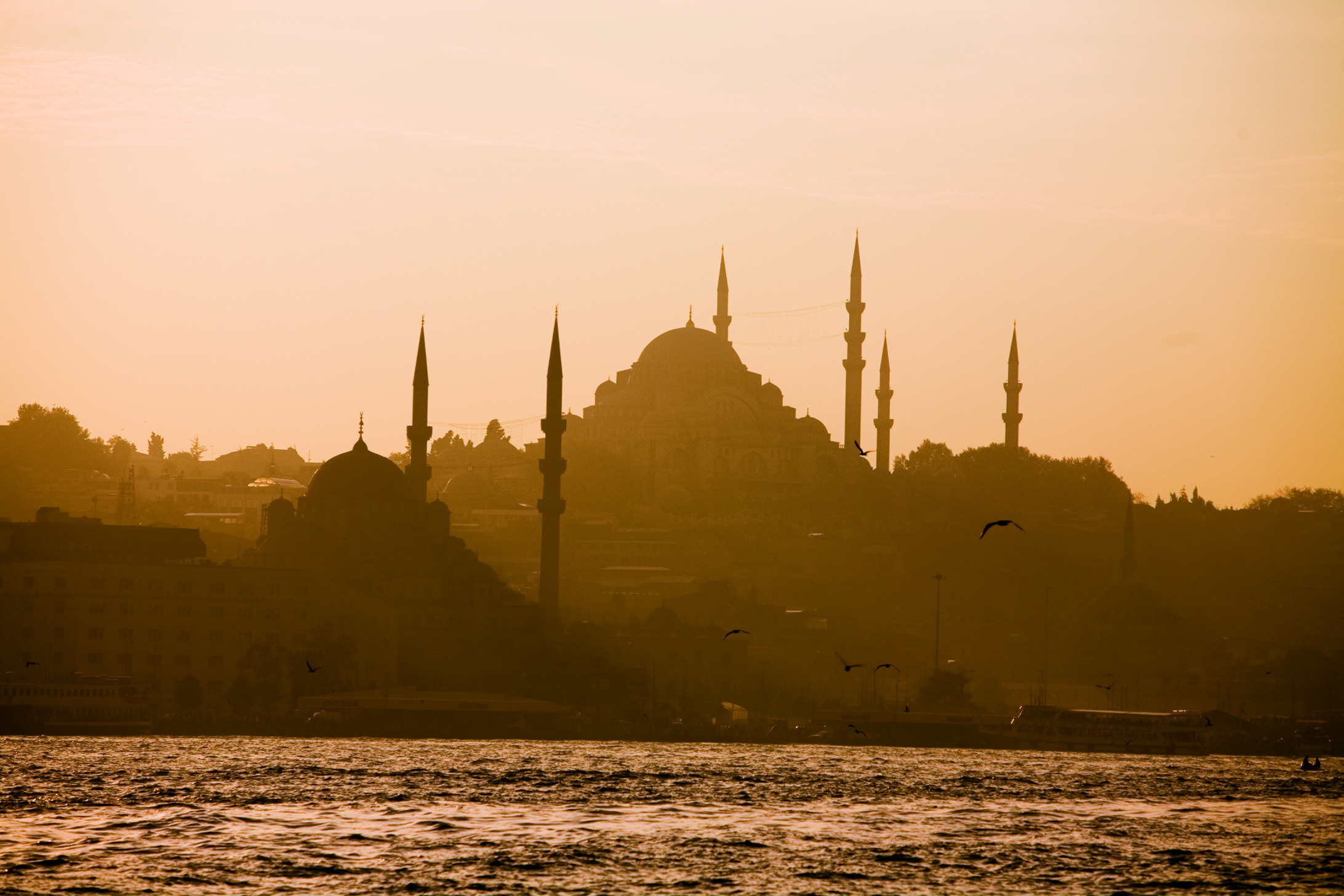 沐浴在夕陽下的藍色清真寺。（ © Richard Waite/ Four Seasons ）