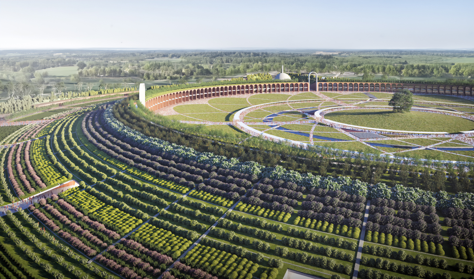 CONNECTING CULTURE AND NATURE：Ramagrama Stupa 与文化遗产对话的建筑魅力 -  以现代设计重塑佛塔遗址