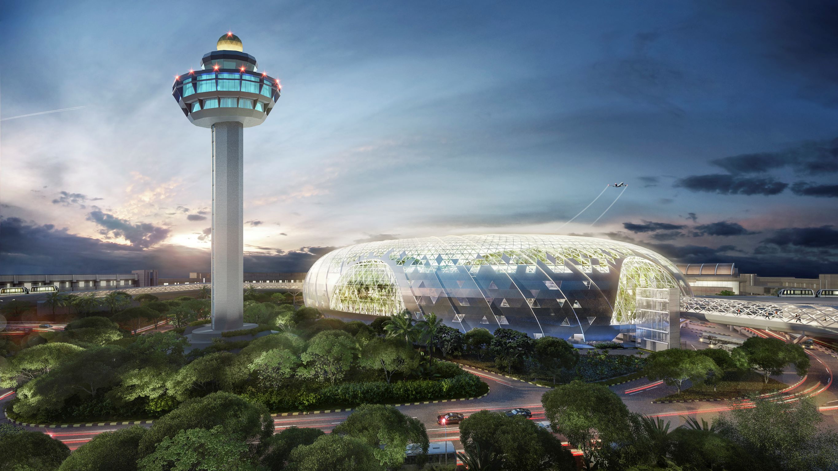 JEWEL CHANGI AIRPORT 機場裡的森林花園