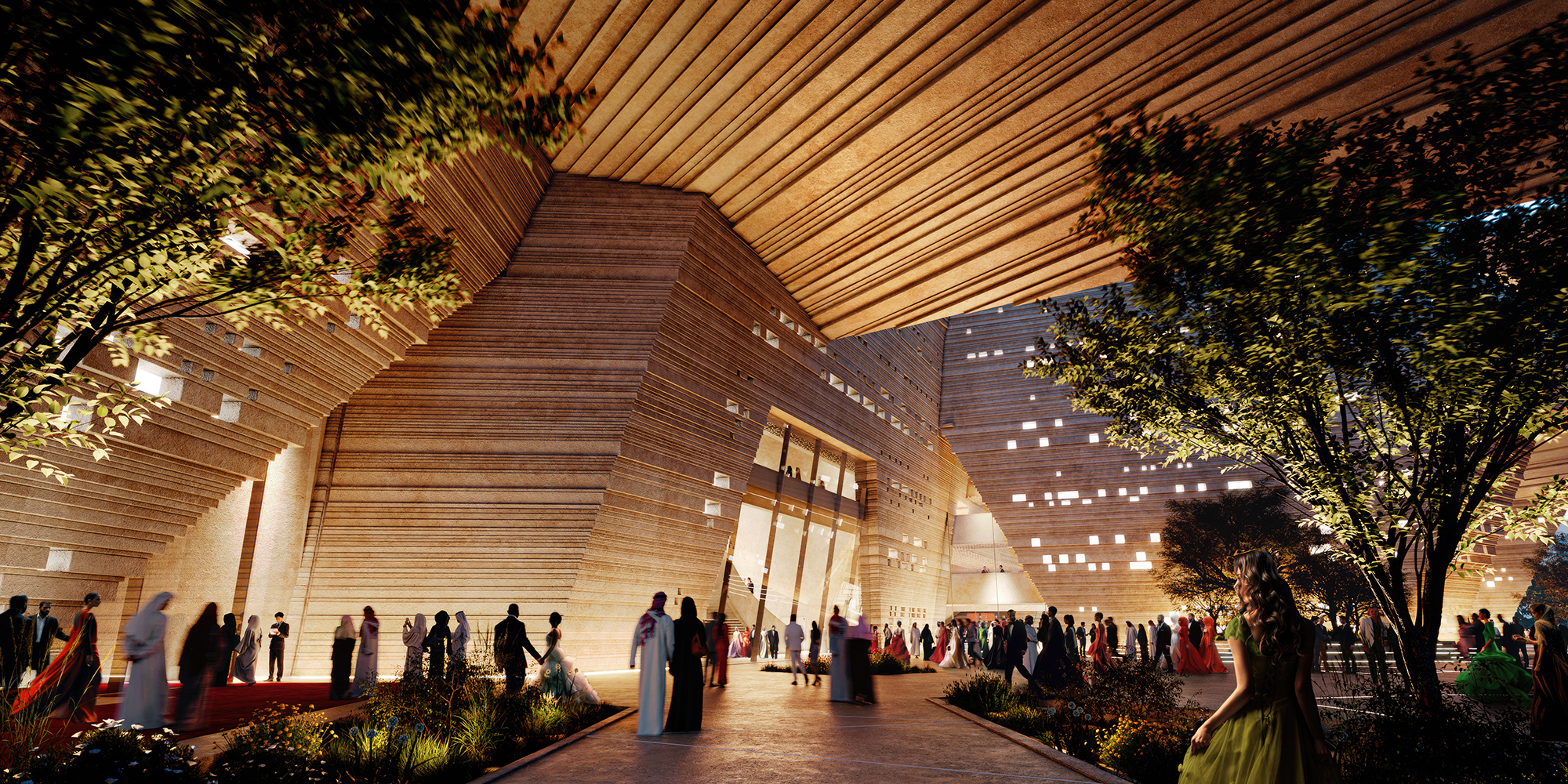 CONNECTING CULTURE AND NATURE：Royal Diriyah Opera House 与文化遗产对话的建筑魅力 -  受漠地文化遗产启发