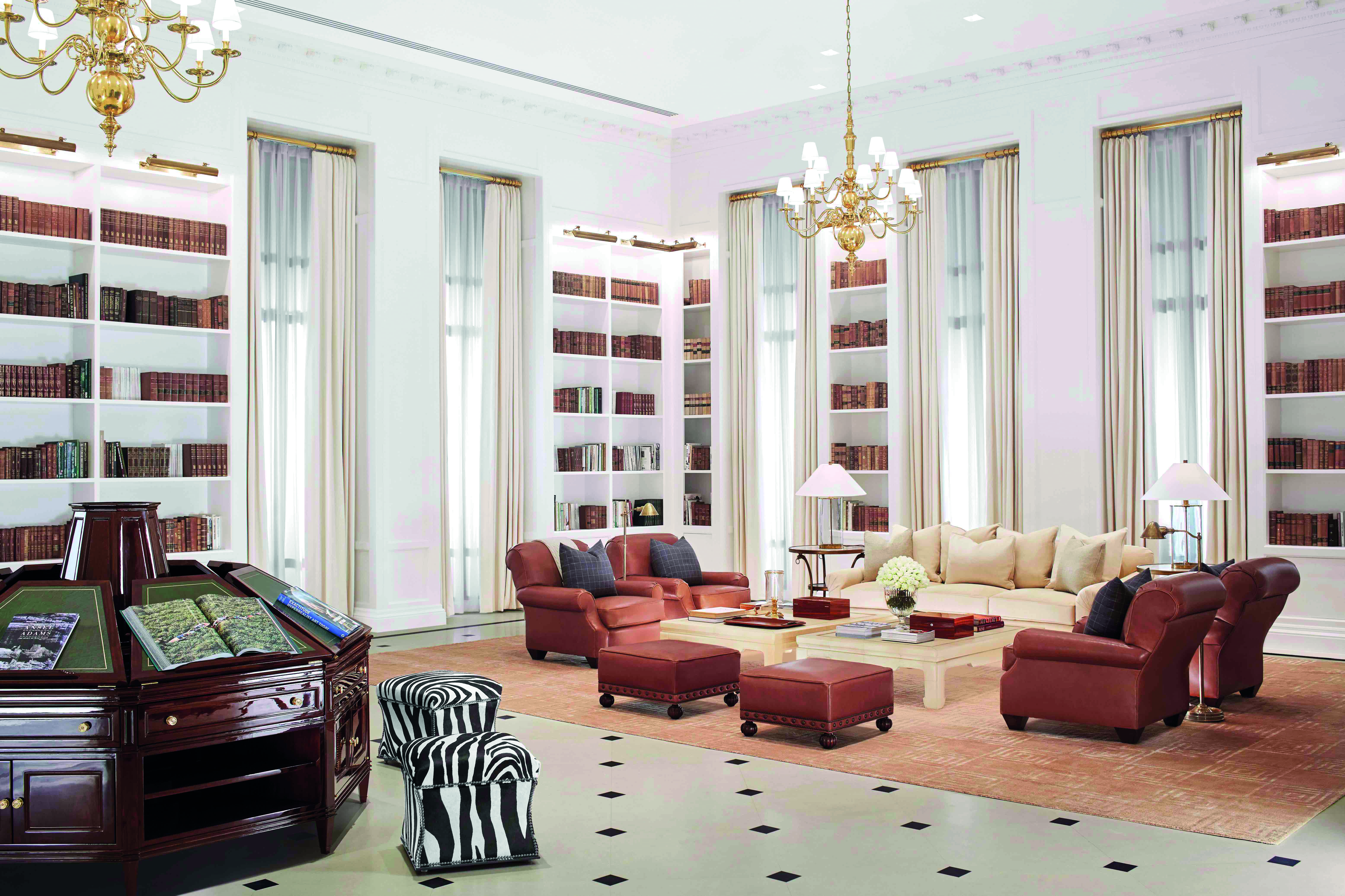 古典欧洲的布杂艺术风格在装潢中表露卓越美感。