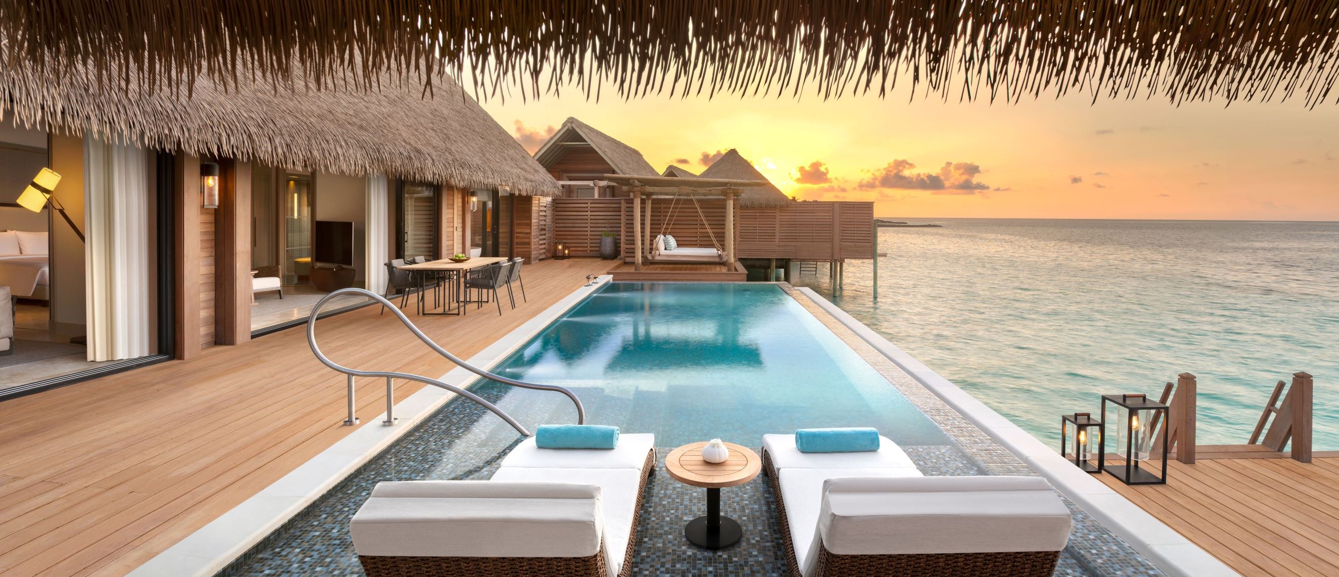 WALDORF ASTORIA MALDIVES ITHAAFUSHI 三岛一饭店蓝色假期