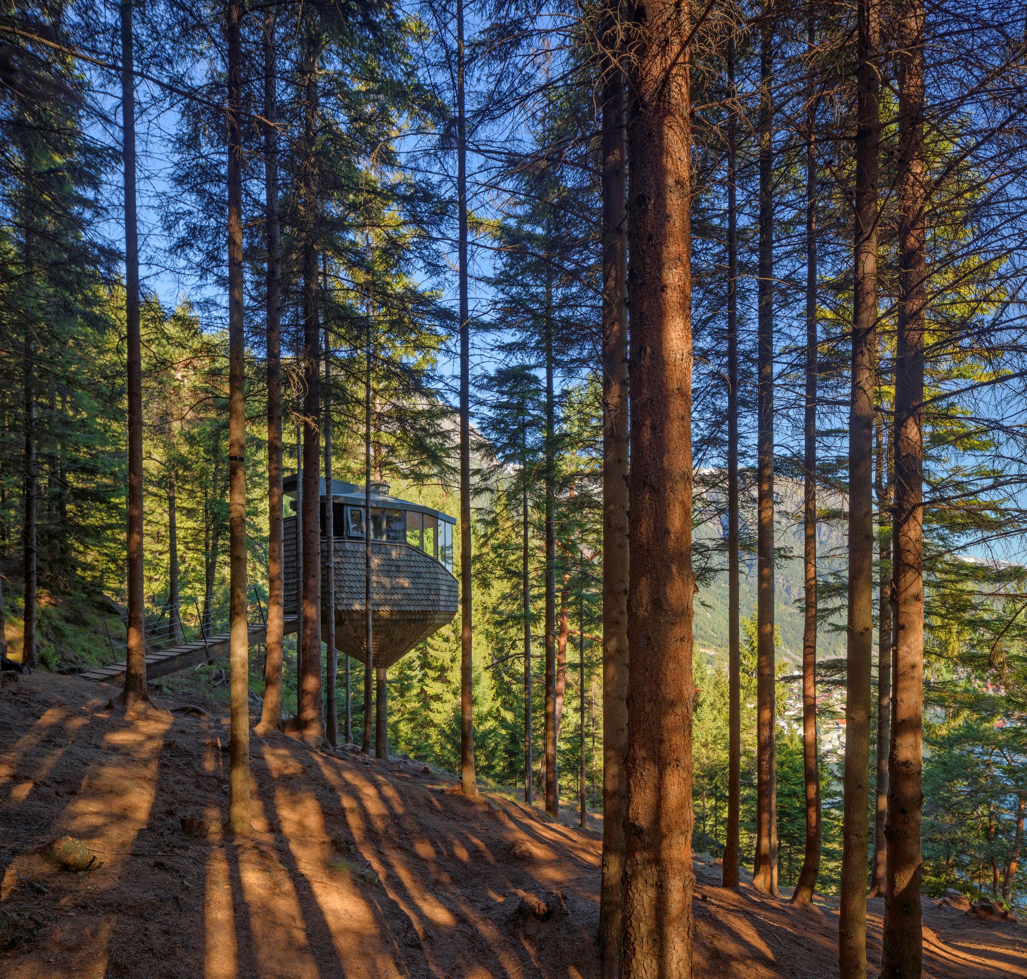 FAIRY- LIKE BUILDINGS: WOODNEST 童话异想建筑 - 挪威峡湾森林树屋